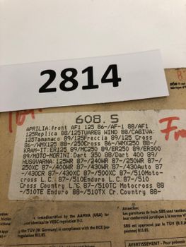 Aprilia AF1 125, Husqvarna 125/240/250/400/430WR mfl SBS Bromsbelägg Fram (608HF)