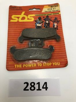 Aprilia AF1 125, Husqvarna 125/240/250/400/430WR mfl SBS Bromsbelägg Fram (608HF)