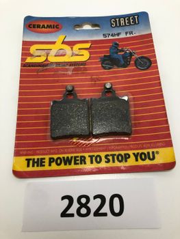 Aprilia 125 Strada, Gilera NGR250 Kymco 125 Freeway mfl SBS Bromsbelägg Fram (574HF FR.)