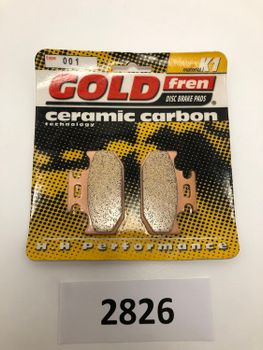 Suzuki DR650, Kawasaki KLX600/650, Yamaha YZ250 mfl GoldFren Bromsbelägg (001K1)