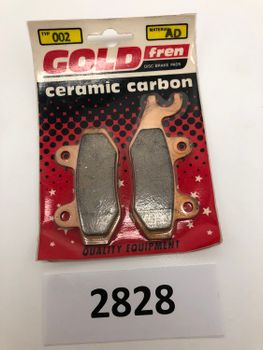 Kawasaki KX500, Suzuki RM250, Yamaha TT250 mfl Goldfren Bromsbelägg (002AD)