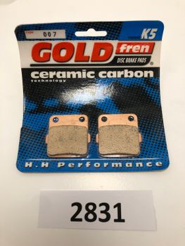Honda MB50 ATC200/250, Yamaha XFM350, Suzuki TS125/250 mfl GoldFren Bromsbelägg (007K5)