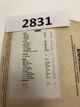 Honda MB50 ATC200/250, Yamaha XFM350, Suzuki TS125/250 mfl GoldFren Bromsbelägg (007K5)