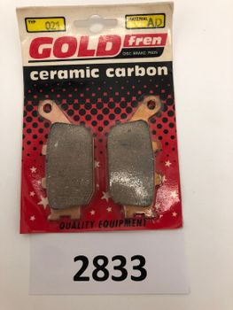 Honda CBR600 VTR1000, Suzuki SV650/1000, Yamaha R1/R6 GoldFren Bromsbelägg (021AD)