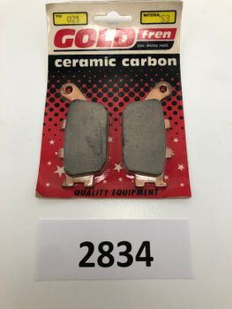 Honda CBR600 VTR1000, Suzuki SV650/1000, Yamaha R1/R6 GoldFren Bromsbelägg (021S3)