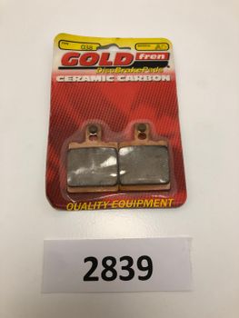 Aprilia AF1 RS125, Ducati Monster, Husqvarna TE510 mfl Goldfren Bromsbelägg (038AD)