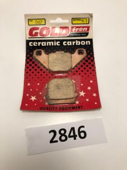 CPI Popcorn, Peugeot Trekker, Kawasaki KX80/125/250 mfl GoldFren Bromsbelägg (047K1)