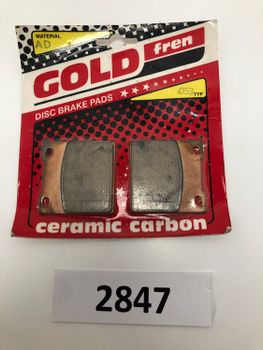 Suzuki RG50/250 GSX400/550/750 Katana GoldFren Bromsbelägg Fram (053AD)