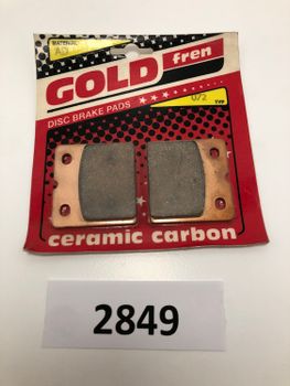 BMW K75/100 R80/100/1100 mfl GoldFren Bromsbelägg (072AD)