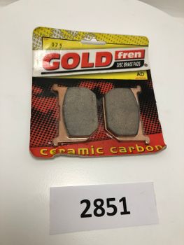 Suzuki GS250/450/700/850/1000/1100 GSX250/400/750/850 mfl GoldFren Bromsbelägg (075AD)