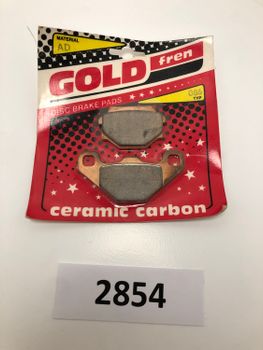 Fantic 50 Strada/Raider, Malaguti MEX50 MFX50 MGX425 Ronco mfl GoldFren Bromsbelägg (086AD)