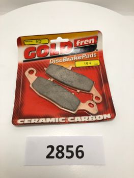 Kawasaki ER5 KLR650 ZR750 VN800/1500/1600 Suzuki VL1500 SV650 DL650/1000 mfl GoldFren Bromsbelägg (104AD)