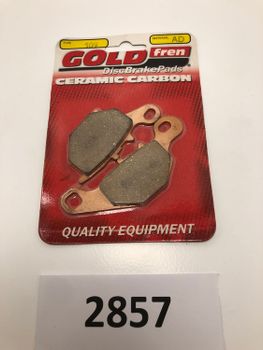 Kawasaki KLX125 Suzuki UC125/150/250 DR-Z 125 mfl GoldFren Bromsbelägg (109AD)