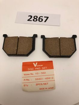 Suzuki GSX750ES/GSX1100 GV1200 Vesrah Bromsbelägg (VD-322)