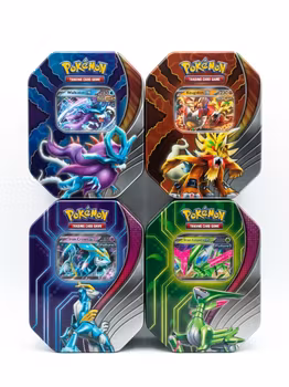 PARADOX COLLECTOR’S BUNDLE: 4x Pokémon Tins (Sealed) – Ancient & Future!
