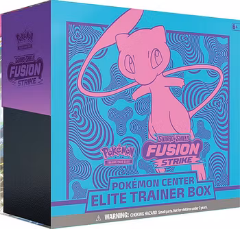 [FORHÅNDSBESTILLING] – Pokémon Center Exclusive: Fusion Strike Elite Trainer Box (ETB) (Mew)