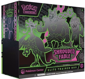[FORHÅNDSBESTILLING] – Pokémon Center Exclusive: Shrouded Fable Elite Trainer Box (ETB) (Pecharunt)