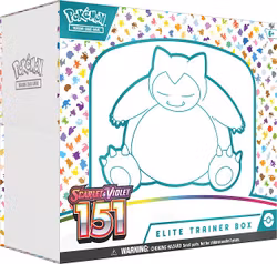 [FORHÅNDSBESTILLING] – Pokémon Scarlet & Violet: 151 Elite Trainer Box (Snorlax)
