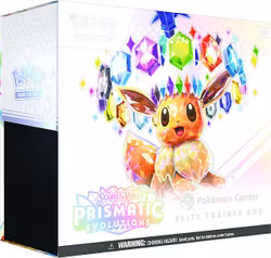 [FORHÅNDSBESTILLING] – Pokémon S&V: Prismatic Evolutions – Pokémon Center ETB (Eevee)