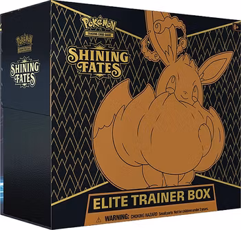 [FORHÅNDSBESTILLING] – Pokémon Shining Fates Elite Trainer Box (ETB) (Eevee VMAX) – Rare Modern