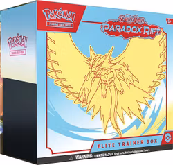[FORHÅNDSBESTILLING] – Pokémon S&V: Paradox Rift Elite Trainer Box (ETB) (Roaring Moon/Scream Tail)