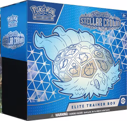 [FORHÅNDSBESTILLING] – Pokémon S&V: Stellar Crown Elite Trainer Box (ETB) (Terapagos/Noctowl)