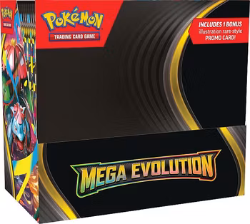 [FORHÅNDSBESTILLING] – Pokémon ME01: Mega Evolution: Base Set – Enhanced Booster Box (36 Boosters + Promokort)