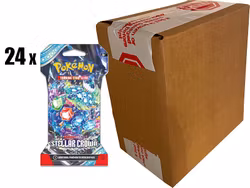 [FORHÅNDSBESTILLING] – Pokémon SV07: Stellar Crown – Sleeved Booster Display (24 Boosters)
