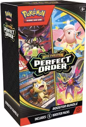 [FORHÅNDSBESTILLING] – Pokémon ME03: Mega Evolution: Perfect Order – Booster Pack Bundle (6 Pakker)