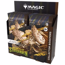 [FORHÅNDSBESTILLING] – Magic: The Gathering – Secrets of Strixhaven: Collector Booster Box (12 Pakker)