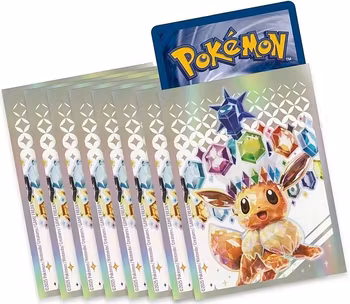 [FORHÅNDSBESTILLING] – Pokémon Prismatic Evolutions: Stellar Tera Eevee Sleeves (65 stk)