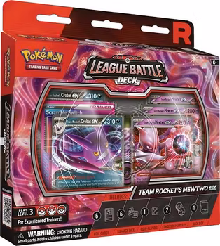 [PÅ LAGER] – Pokémon TCG: Team Rocket's Mewtwo ex League Battle Deck (2025)