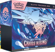 PRE ORDER ​Pokémon ME04: Mega Evolution: Chaos Rising – Elite Trainer Box (ETB)