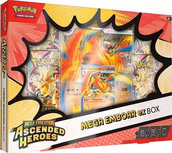 [PRE-ORDER] – Pokémon TCG: Mega Evolution: Ascended Heroes – Mega Emboar ex Collection