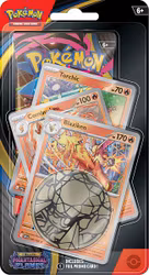 [FORHÅNDSBESTILLING] – Pokémon ME02: Phantasmal Flames – Premium Blister (Blaziken Line + Mynt)