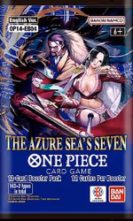 [FORHÅNDSBESTILLING] – One Piece Card Game – The Azure Sea's Seven (OP14) – Booster Pack
