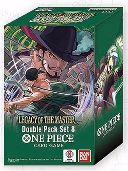 [FORHÅNDSBESTILLING] – One Piece Card Game – Legacy of the Master (DP08) – Double Pack Set