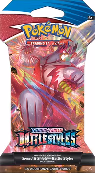 [FORHÅNDSBESTILLING] – Pokémon TCG: Battle Styles – Sleeved Booster Pack
