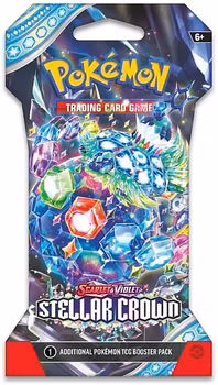 [FORHÅNDSBESTILLING] – Pokémon TCG: Stellar Crown – Sleeved Booster Pack
