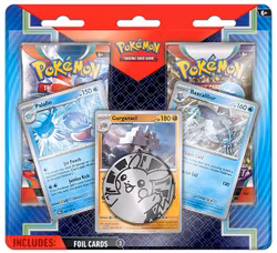 [FORHÅNDSBESTILLING] – Pokémon TCG: Enhanced 2-Pack Blister (Palafin, Baxcalibur & Garganacl)
