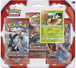 [SJELDEN SAMLEROBJEKT] – Pokémon TCG: Crimson Invasion – 3-Pack Blister (Decidueye Promo)