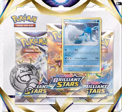 [FORHÅNDSBESTILLING] – Pokémon TCG: Brilliant Stars – 3-Pack Blister (Glaceon Promo)