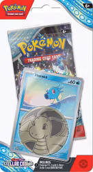 ​[BESTILLINGSVARE] – Pokémon TCG: Stellar Crown – 1-Pack Checklane Blister (Horsea Promo)