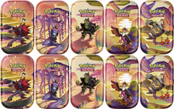 [FORHÅNDSBESTILLING] – Pokémon TCG: Shrouded Fable – Mini Tin Display (10 bokser)