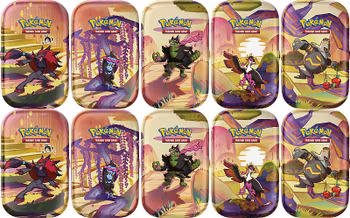 ​[BESTILLINGSVARE] – Pokémon TCG: Shrouded Fable – Mini Tin Display (10 bokser)