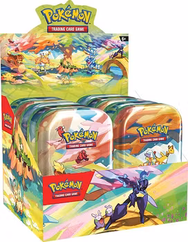 ​[BESTILLINGSVARE] – Pokémon TCG: Vibrant Paldea – Mini Tin Display (10 bokser)