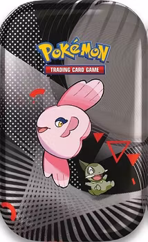 ​[BESTILLINGSVARE] – Pokémon TCG: Unova Mini Tin – Alomomola & Axew