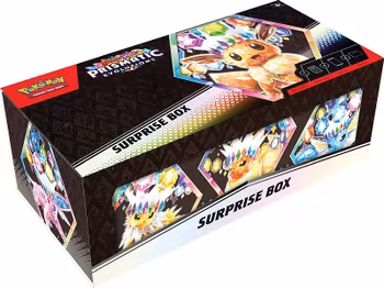 ​[BESTILLINGSVARE] – Pokémon SV08.5: Prismatic Evolutions – Surprise Box