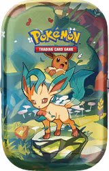[FORHÅNDSBESTILLING] – Pokémon SV08.5: Prismatic Evolutions – Mini Tin (Leafeon)
