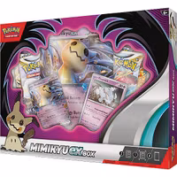 ​[BESTILLINGSVARE] –  Pokémon ex Box: Mimikyu ex (4 Boosters)